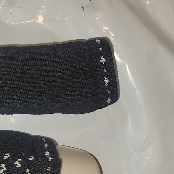 YARNWORKS Ramie Wool Blend Full Zipper Sweater Faux Fur Collar Lightweight L Blk - Picture 3 of 6